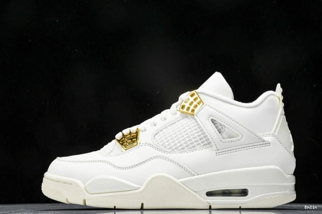 Bmlin Jordan 4 Gold AQ9129-170 Metallic Retro 0721